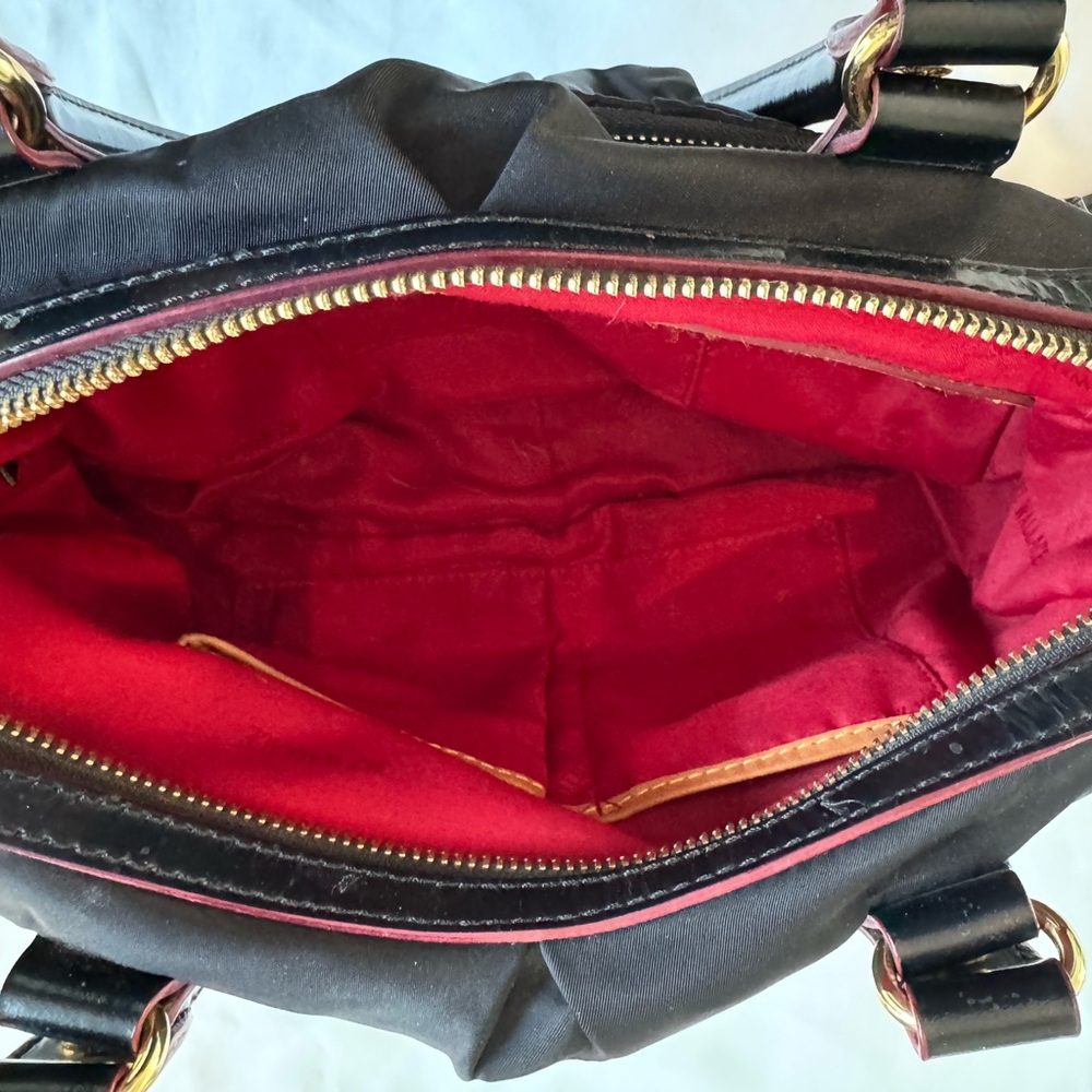 MZ Wallace Black Shoulder Bag with Gold Accents - Picture 4 of 6